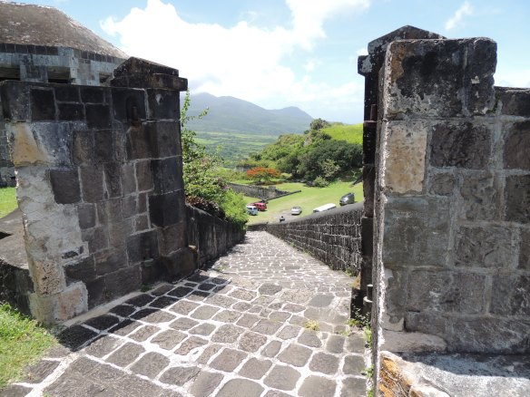 Brimstone Hill Fortress, built in the early 1700's on St. Kitts.  An amazingly-preserved fort with 7 foot thick walls.
