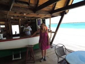 Me posing in Anguilla while Rose is busy getting ready for her full day at the Dune Preserve.
