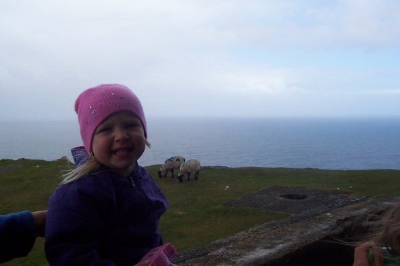 Ready to get her sheep photos